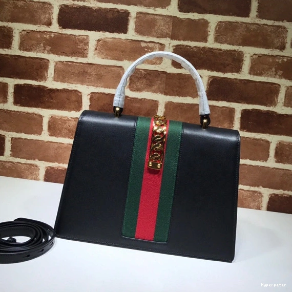 Hyper Peter Gucci medium top Sylvie handle bag 0723